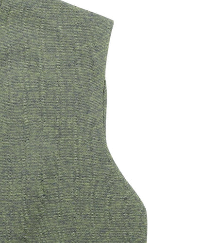 linen mix KNIT vest_11