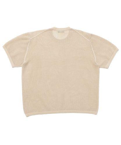 hand  pattern mesh KNIT T-shirt_8