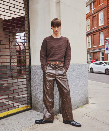 vegan leather wide pants_9