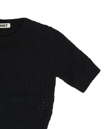 bouclé KNIT mini tops_7