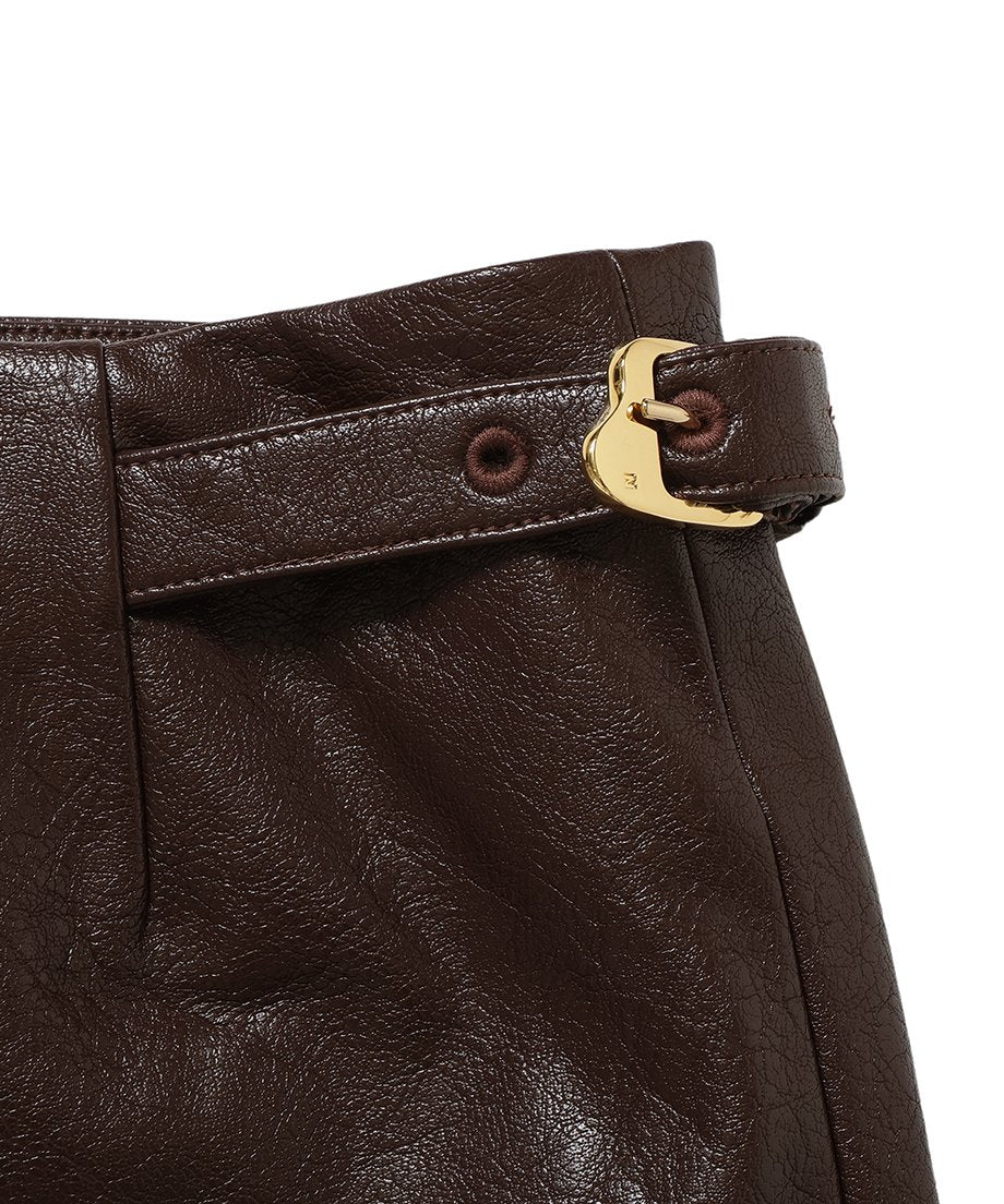 vegan leather mini skirt_11