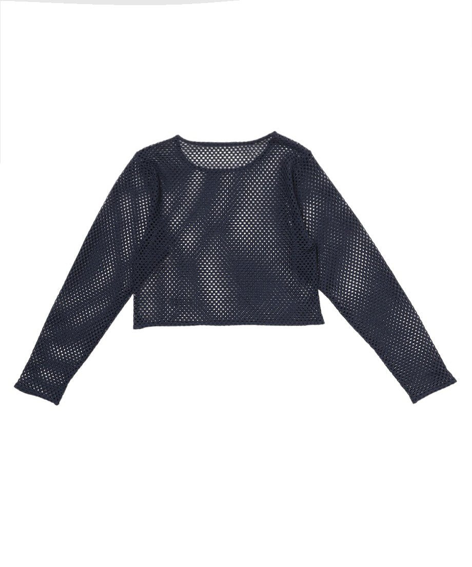 NKNIT mesh♡ KNIT T-shirt MEN'S MESH KNIT T-SHIRT – ALAND USA