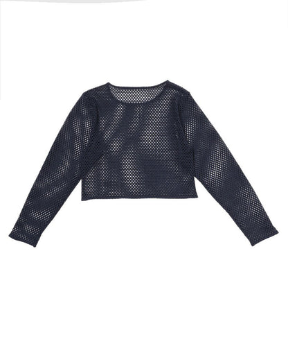 mesh long sleeve T-shirts_13
