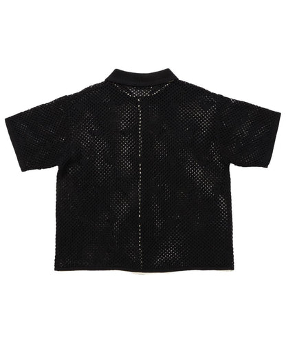 mesh♡ pattern KNIT shirt_11