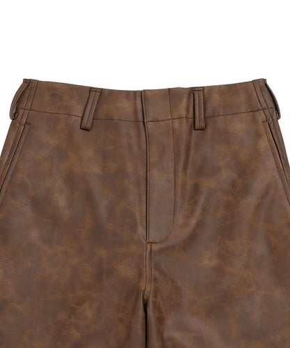 vegan leather wide pants_14