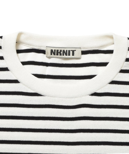 back slit KNIT T-shirt_21