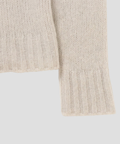 cashmere mix soft V-neck KNIT_6