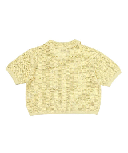flower motif KNIT  shirt_15