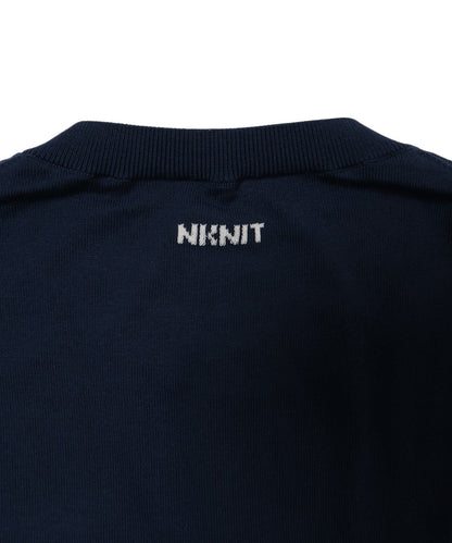 silk cotton crew neck KNIT  T-shirt_17