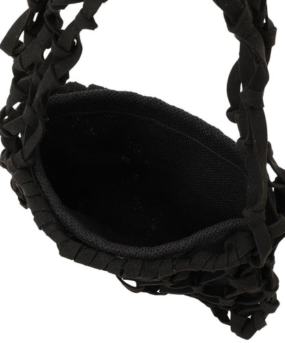 suede macrame bag 【small】_11