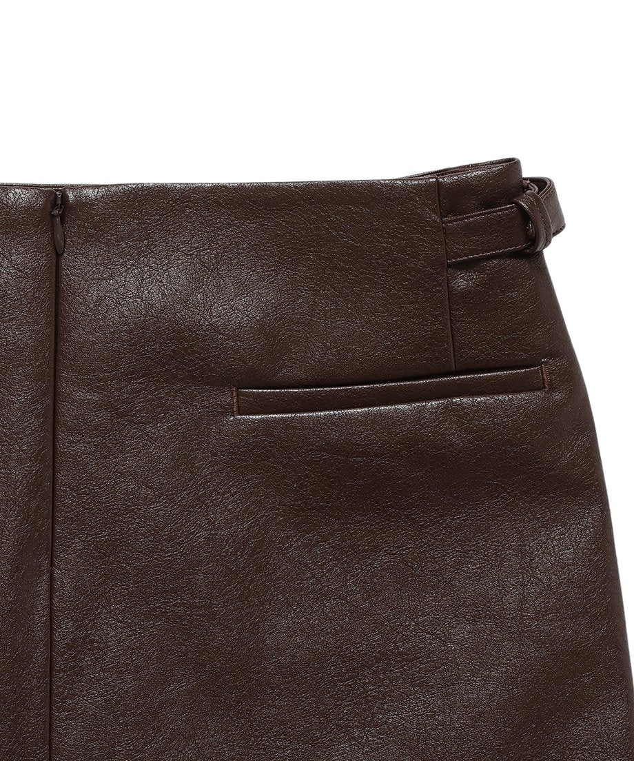 vegan leather mini skirt_12