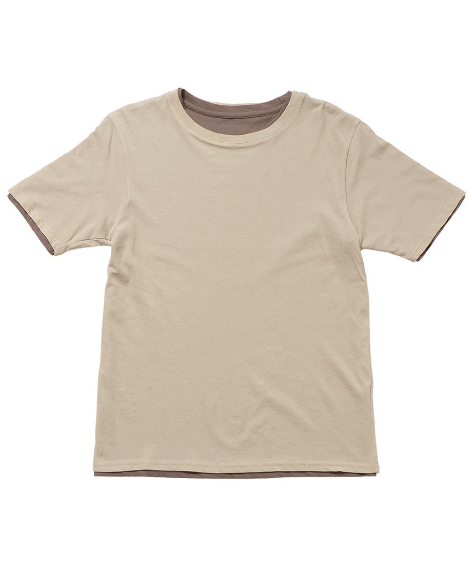 washed cotton T-shirt 2pcs set_2