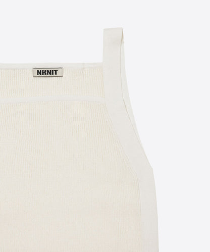 cotton rib square knit tank top_15
