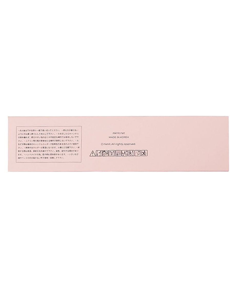 NKNIT×honey flamingo collaboration candle set