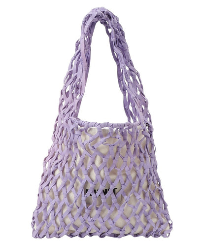 suede macrame bag 【large】_7
