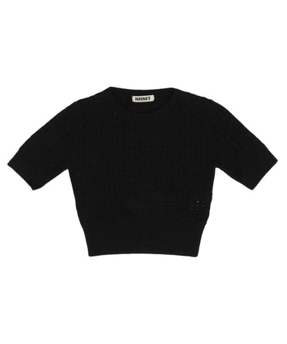 bouclé KNIT mini tops_2