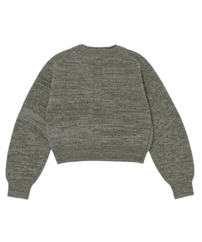 V-neck mix color KNIT_12