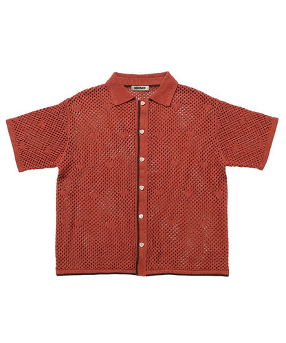 mesh♡ pattern KNIT shirt_7