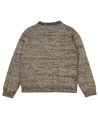 damaged mix color KNIT cardigan_6