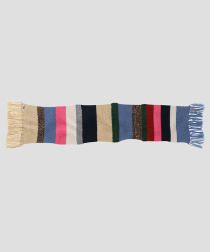 mix stripe big KNIT scarf_2