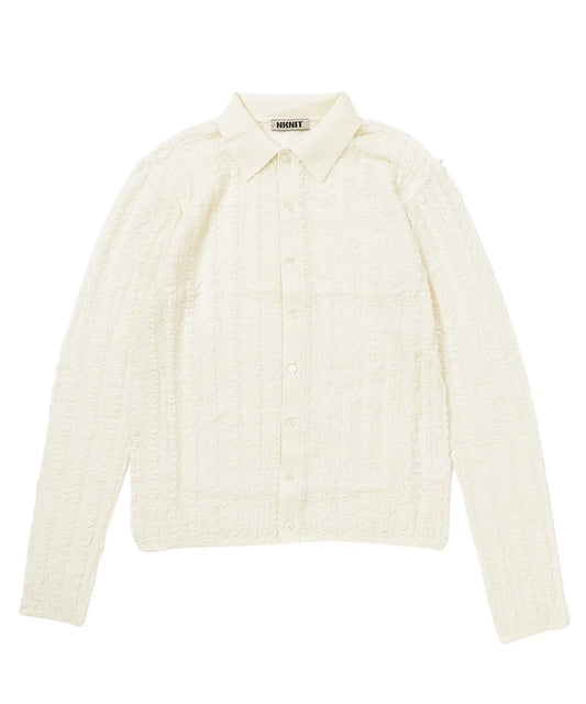 fringe KNIT shirt_2