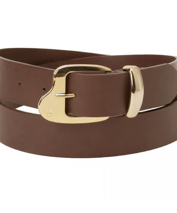 NKNIT ブラウン 合成皮革 ベルト 23AW-N500 vegan leather belt 30mm – NKNIT