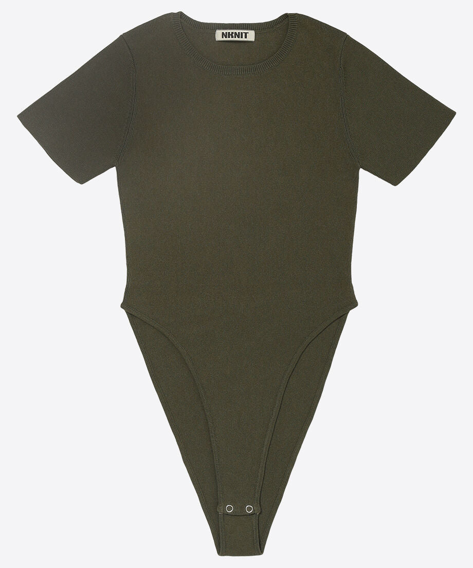 high leg paper knit  body suits_8