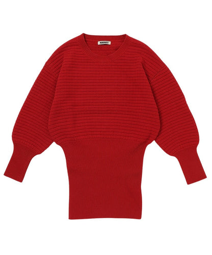 waffle KNIT 2way dress_4