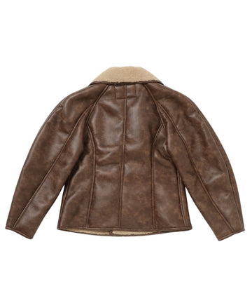 vegan mouton shaped jacket – NKNIT