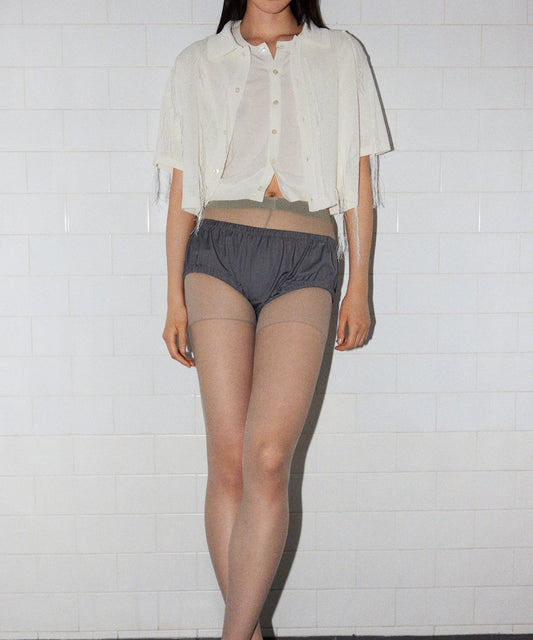 paper mix fringe KNIT shirts_1