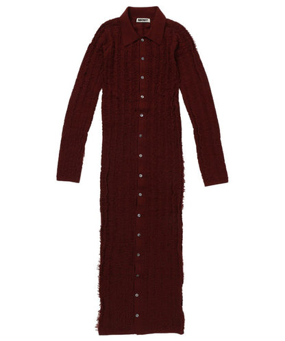 fringe long KNIT shirt_4