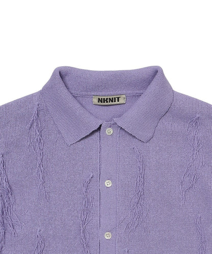 paper mix fringe KNIT shirts_14