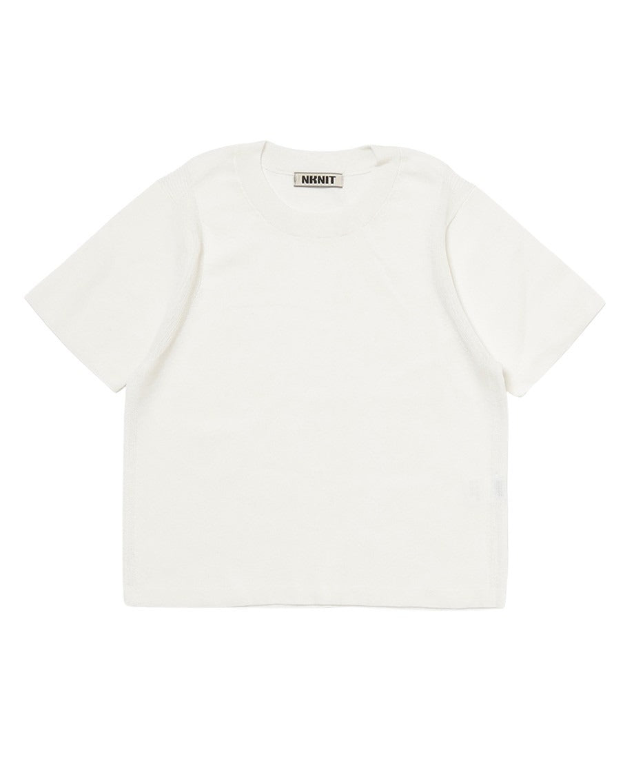 small basic KNIT T- shirt_2