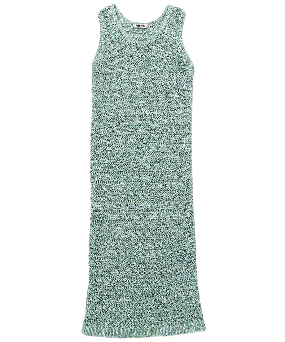 mix color KNIT dress_2