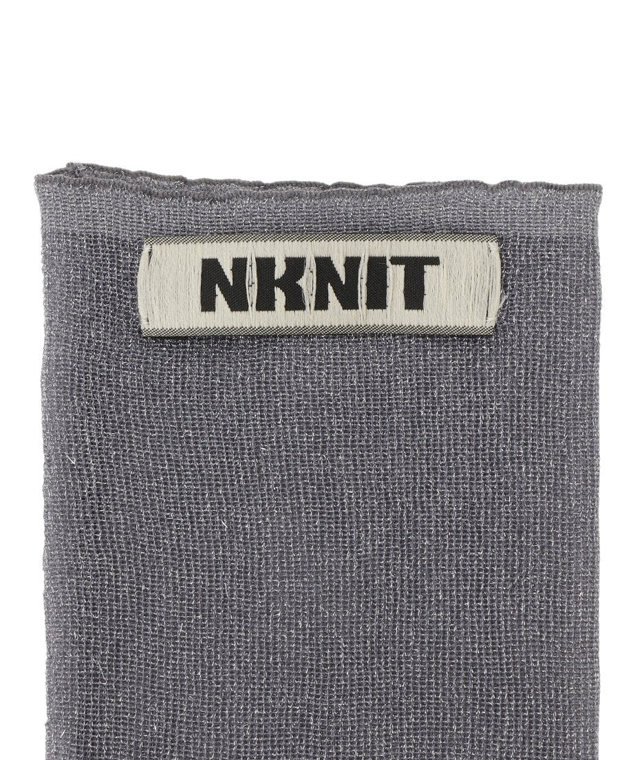 sheer metallic KNIT arm/leg cover_6