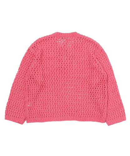 mix color lace up KNIT_17