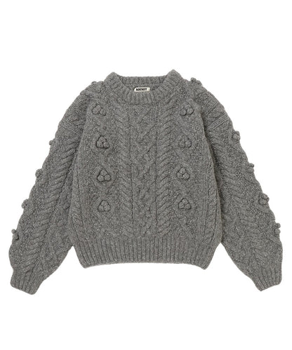 bubble cable hand KNIT_5