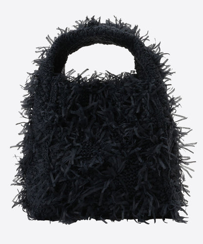 fringe knit hand bag_4
