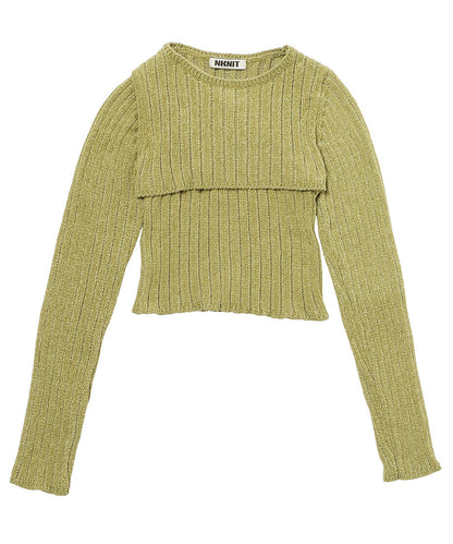 one shoulder set KNIT_3