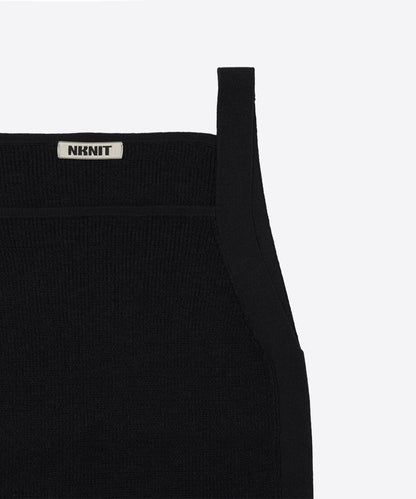 cotton rib square knit tank top_11