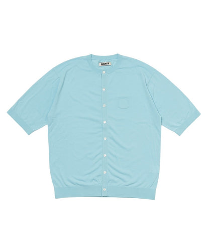 silk cotton crew neck KNIT  T-shirt_5