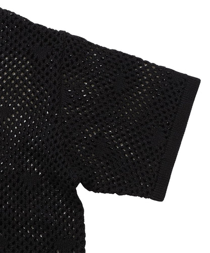 mesh♡ pattern KNIT shirt_13
