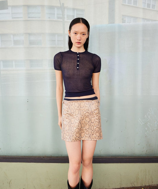 vegan leather mini skirt_1