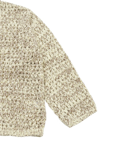 mix color lace up KNIT_10