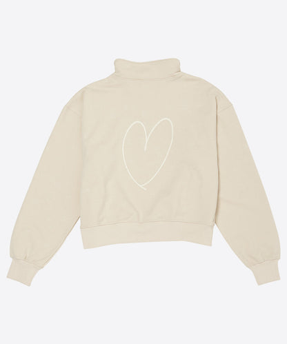 half zip sweatshirt  size②_4