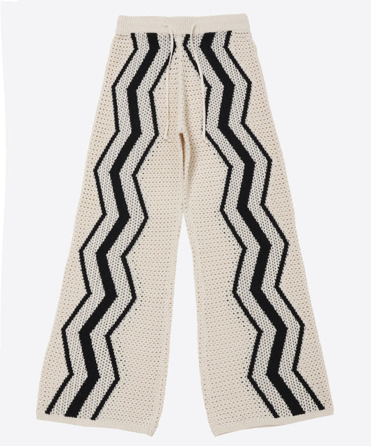 zigzag paper knit pants_2