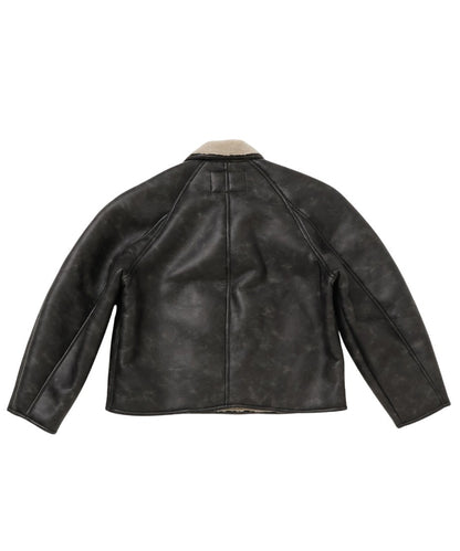 vegan mouton round jacket_9
