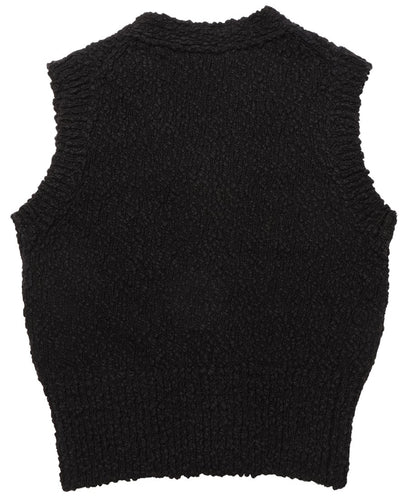 mini V-neck KNIT vest_8