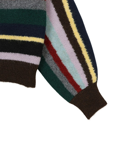 mulch color striped KNIT_7