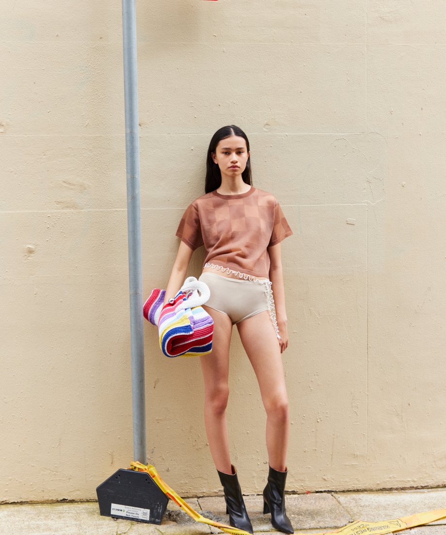 multi stripeKNIT big bag – NKNIT